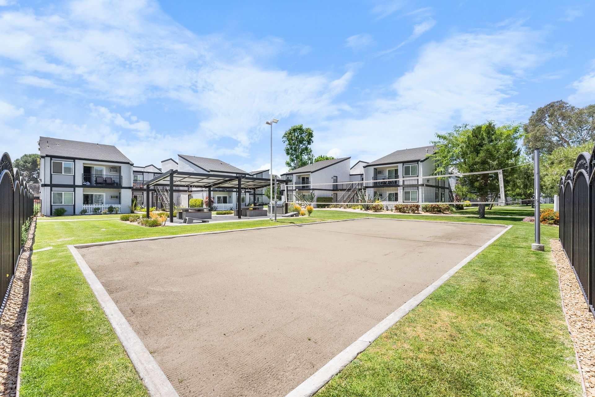 sand volleyball court
