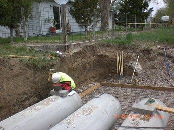 Drainage pipe replacement - construction in WY