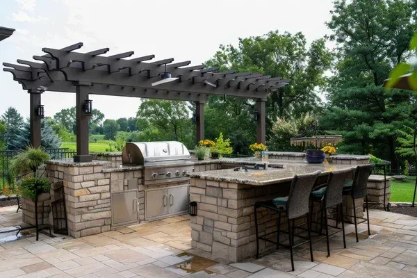 outdoor kitchen installation in long valley nj