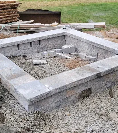 shed and hot tub pads in long valley nj