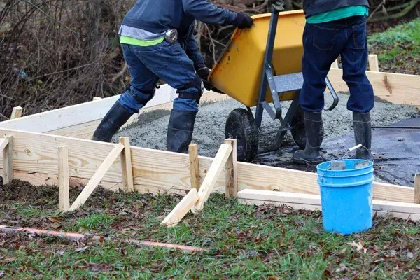 shed hot tub pad installation company in long valley nj
