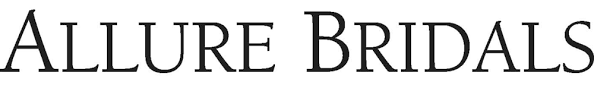 ALLURE BRIDALS logo in black, serif font.