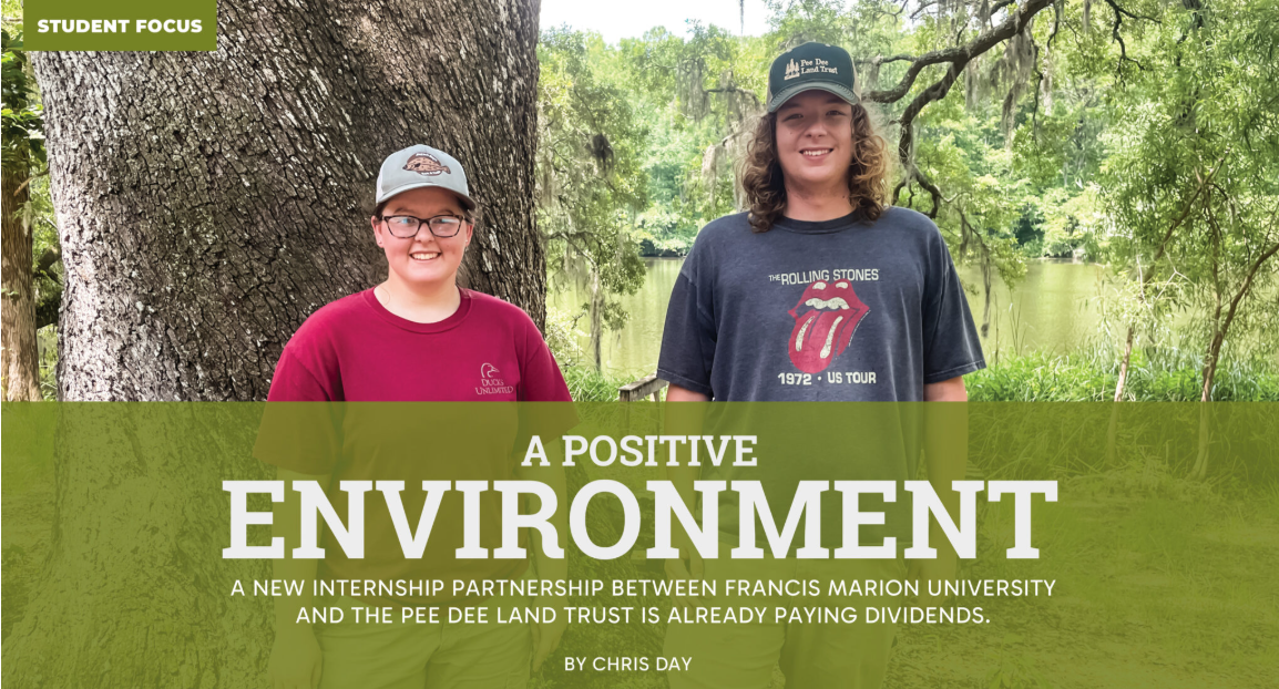 Francis Marion University internship with Pee Dee Land Trust
