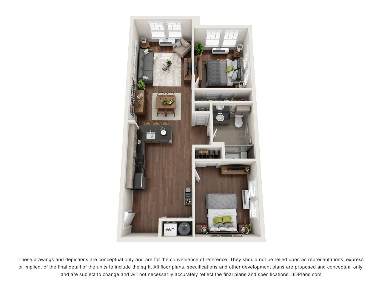 Meridia on Main Floorplan A4