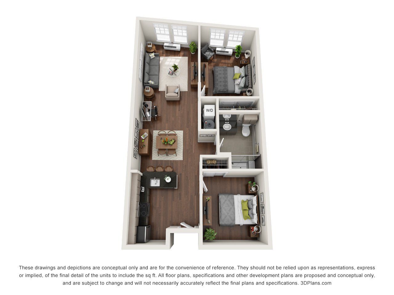 Meridia on Main Floorplan A5