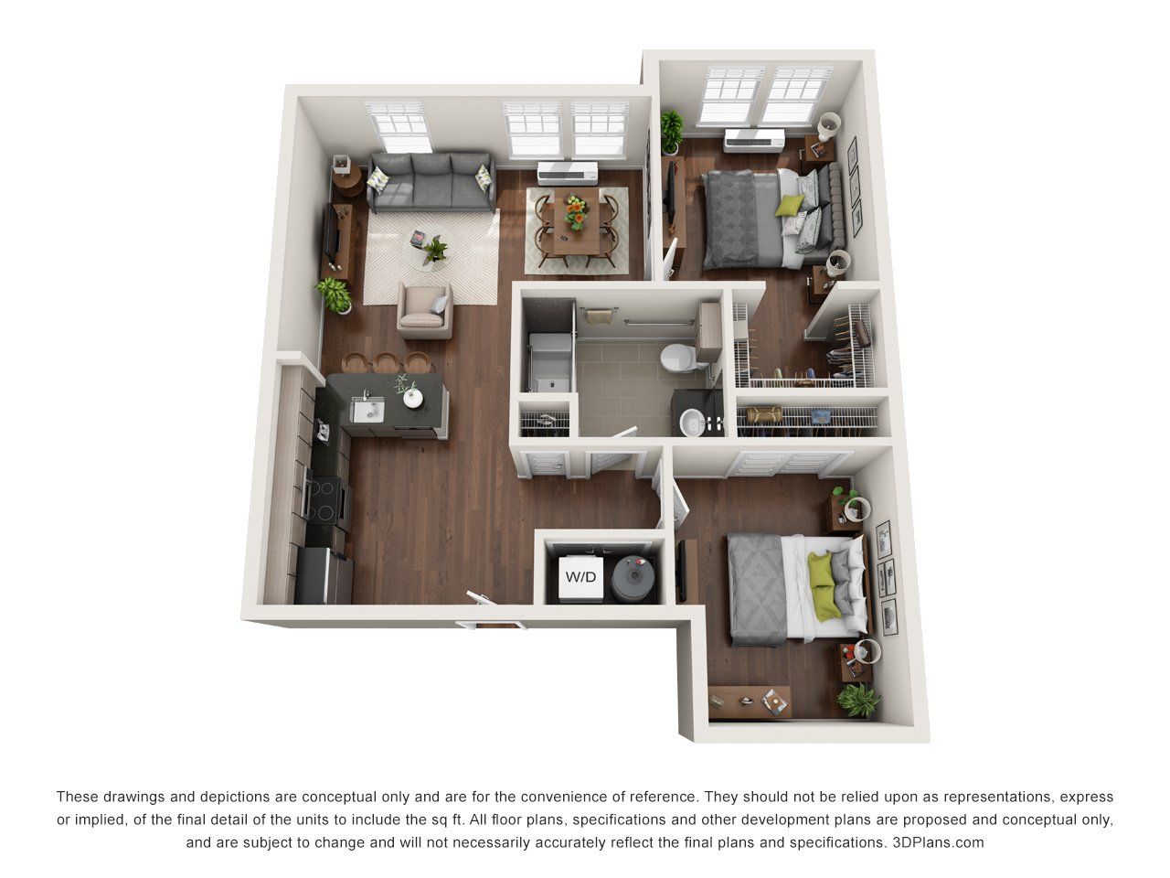 Meridia on Main Floorplan A6