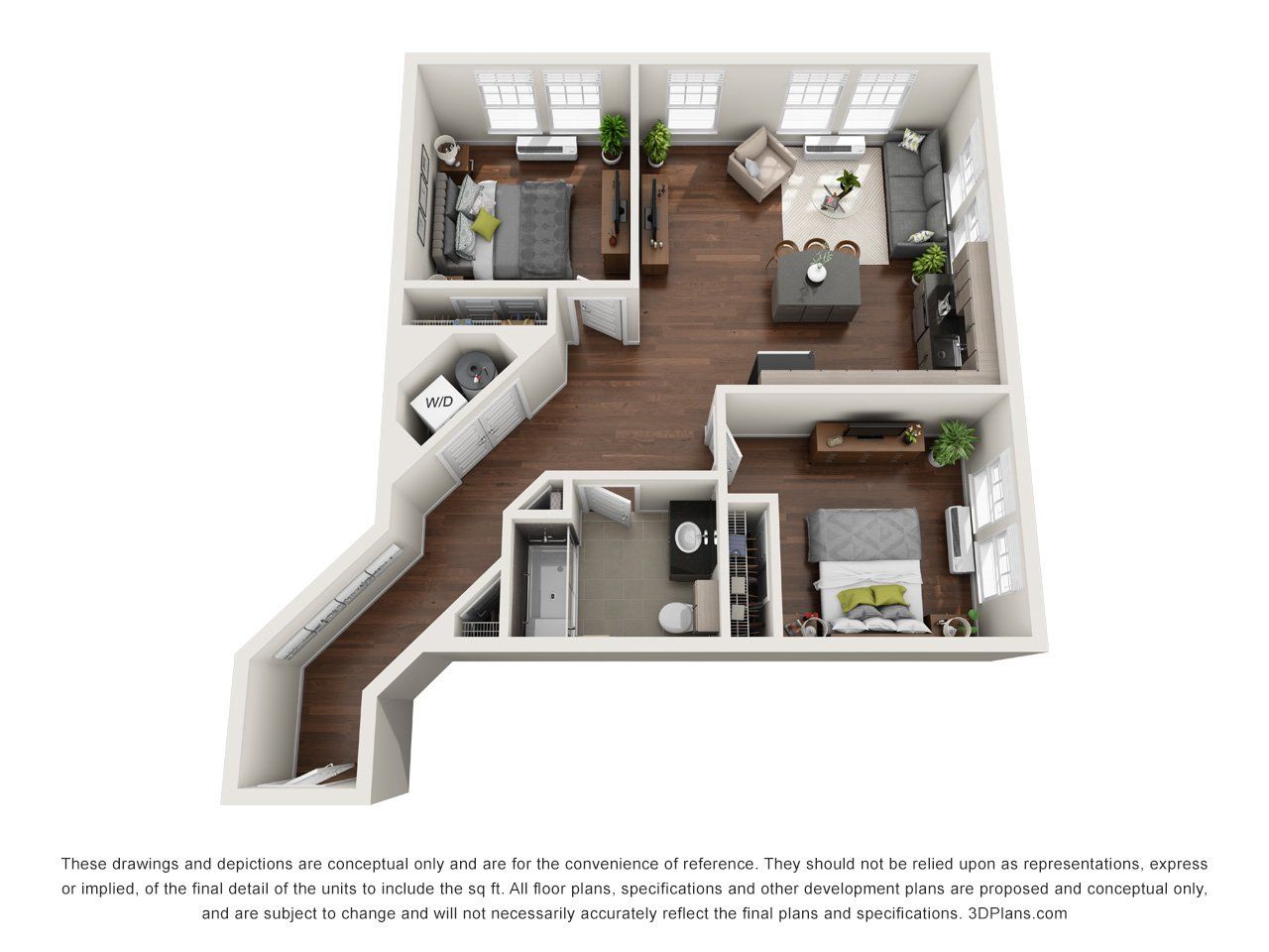 Meridia on Main Floorplan A7