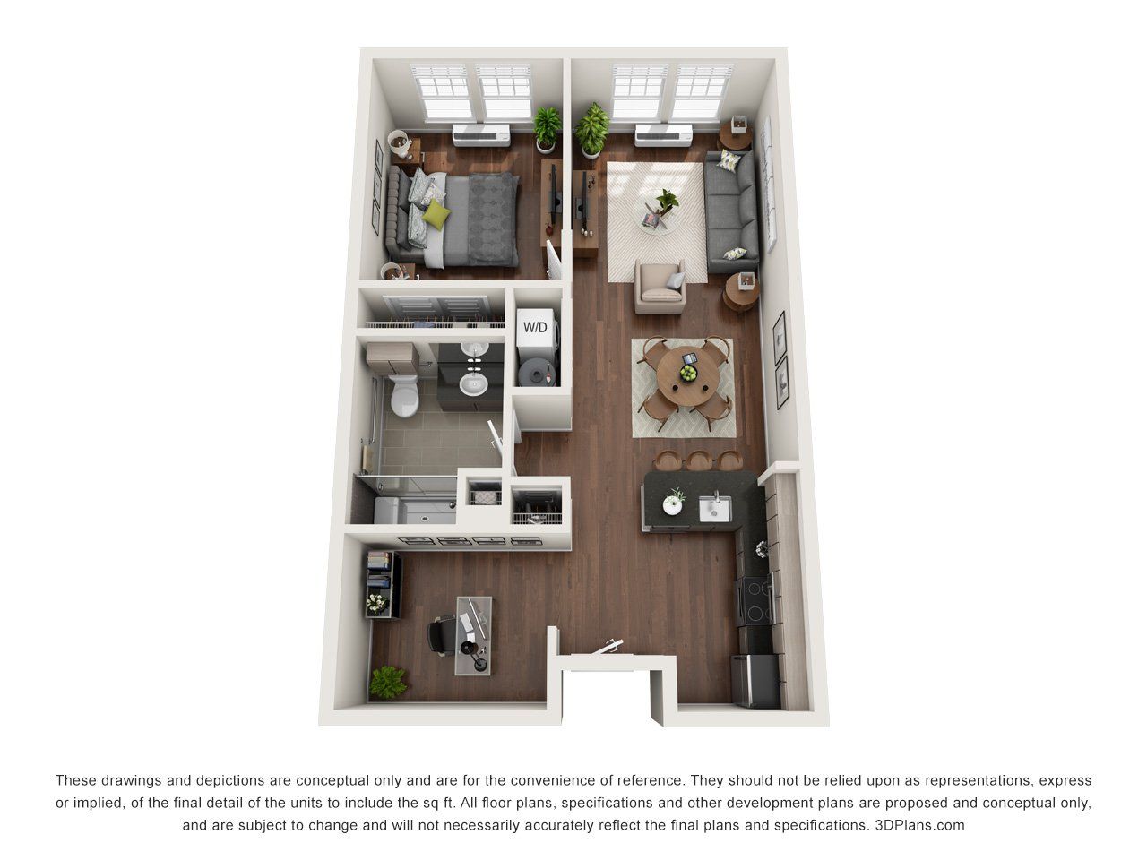 Meridia on Main Floorplan B