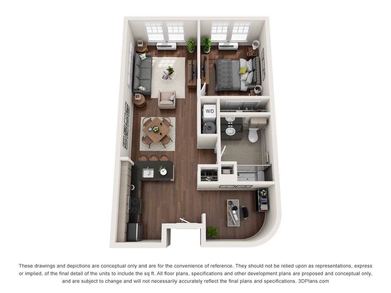 Meridia on Main Floorplan B3