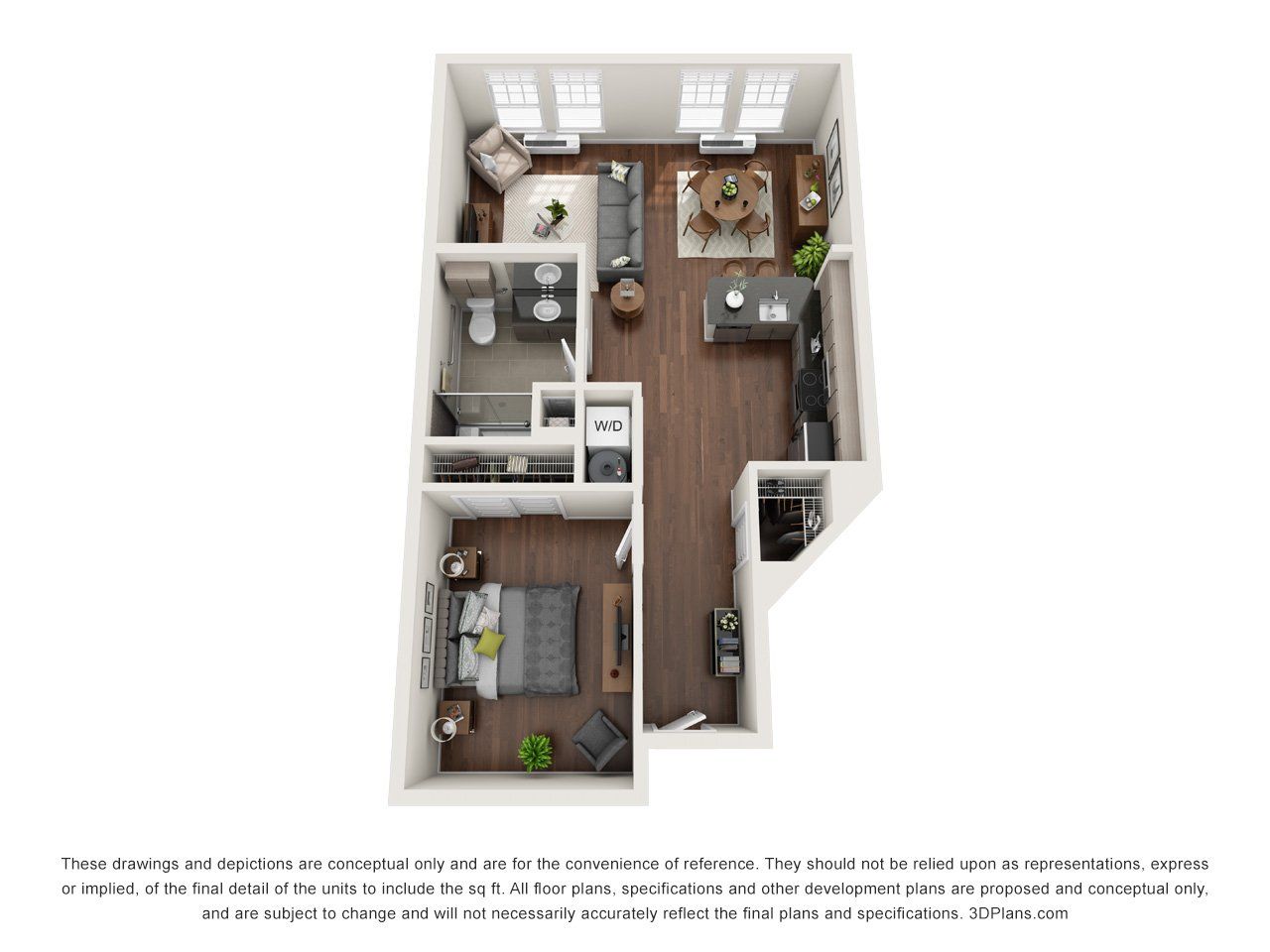 Meridia on Main Floorplan C