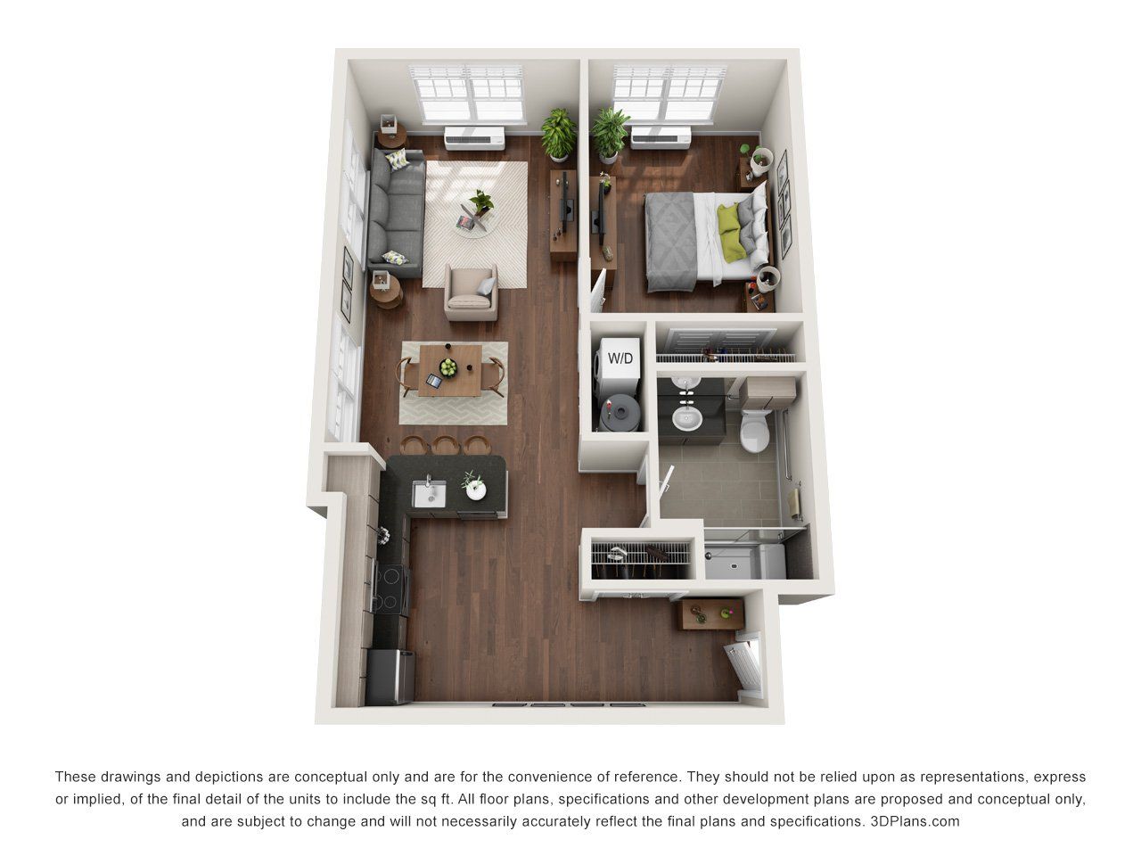 Meridia on Main Floorplan C4