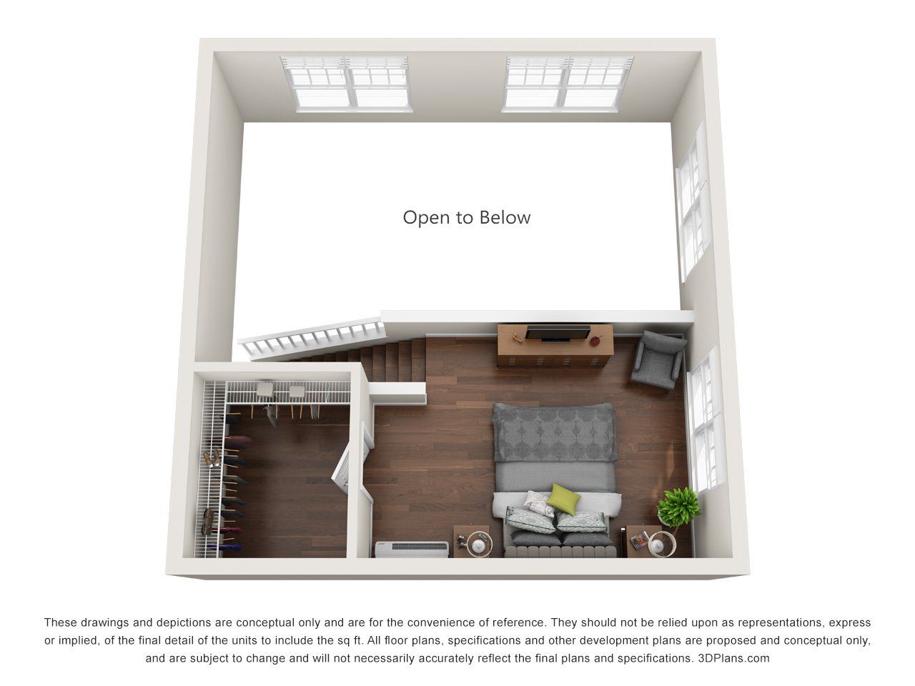 Meridia on Main Floorplan C6 2FL