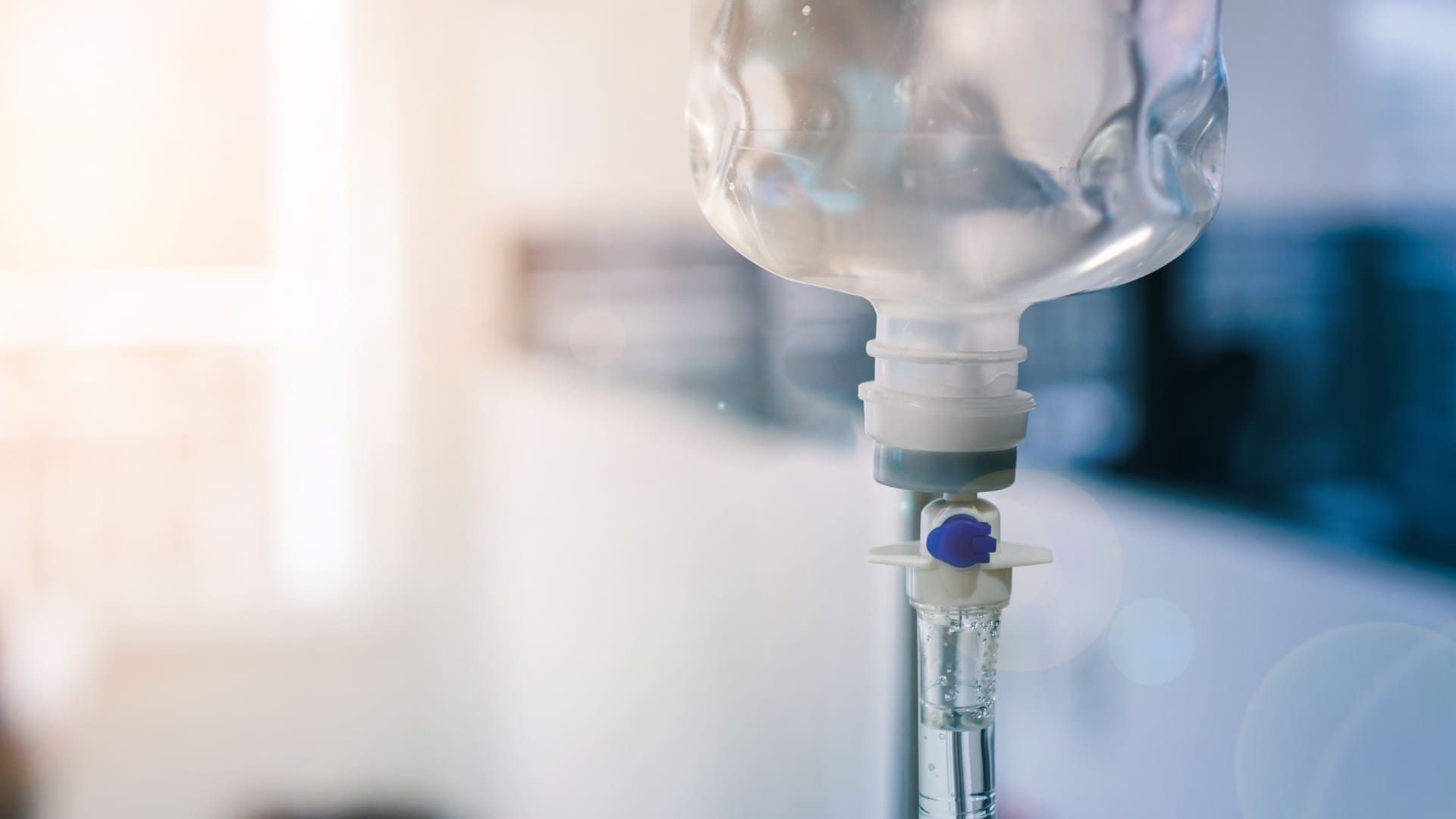An IV Drip bag.