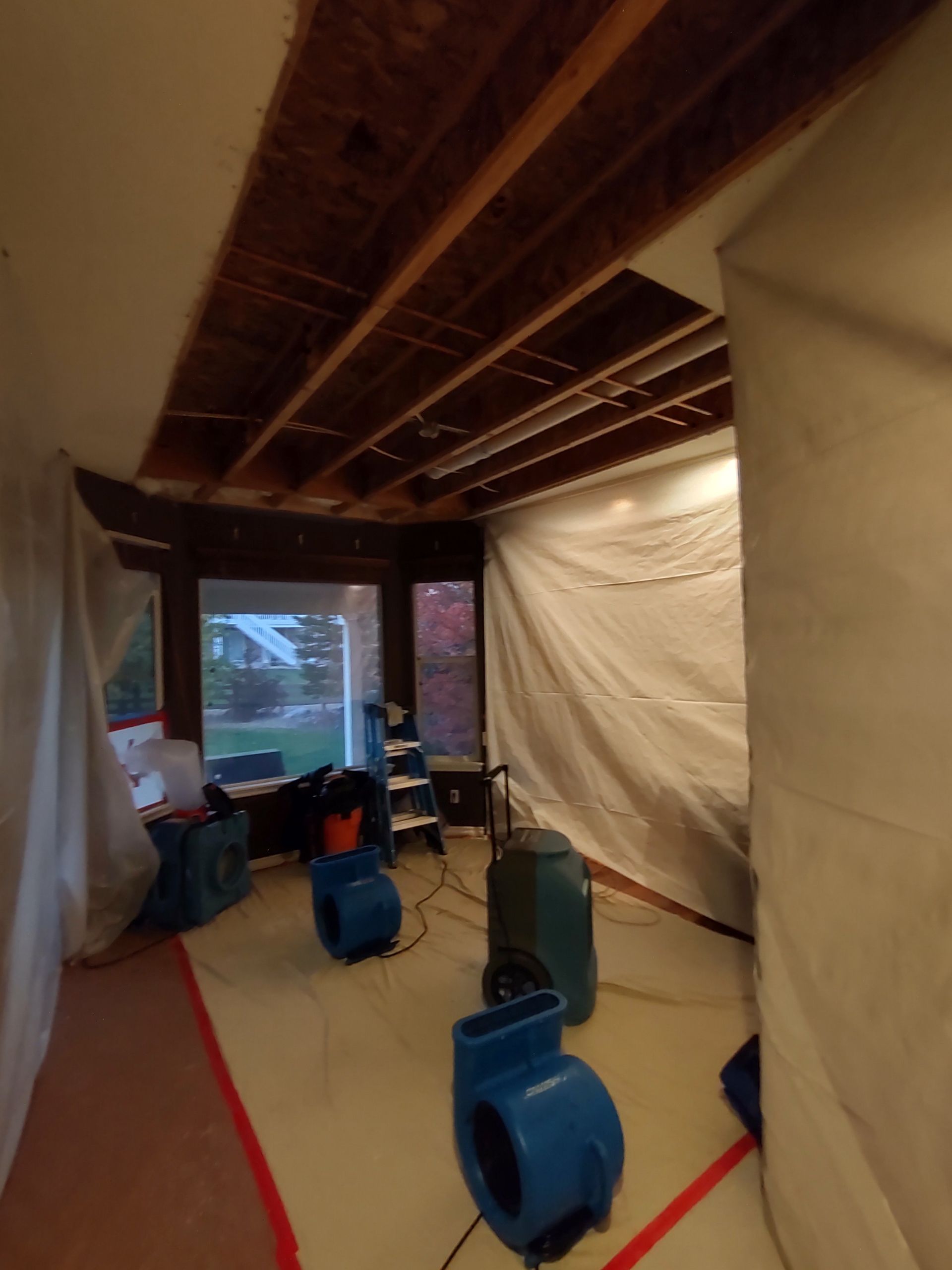 A room with a lot of equipment in it