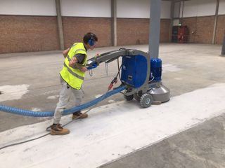 Floor Grinder Preparation