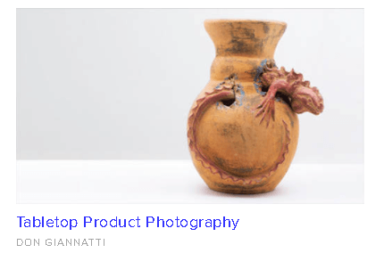 Tabletop Product Photography Course