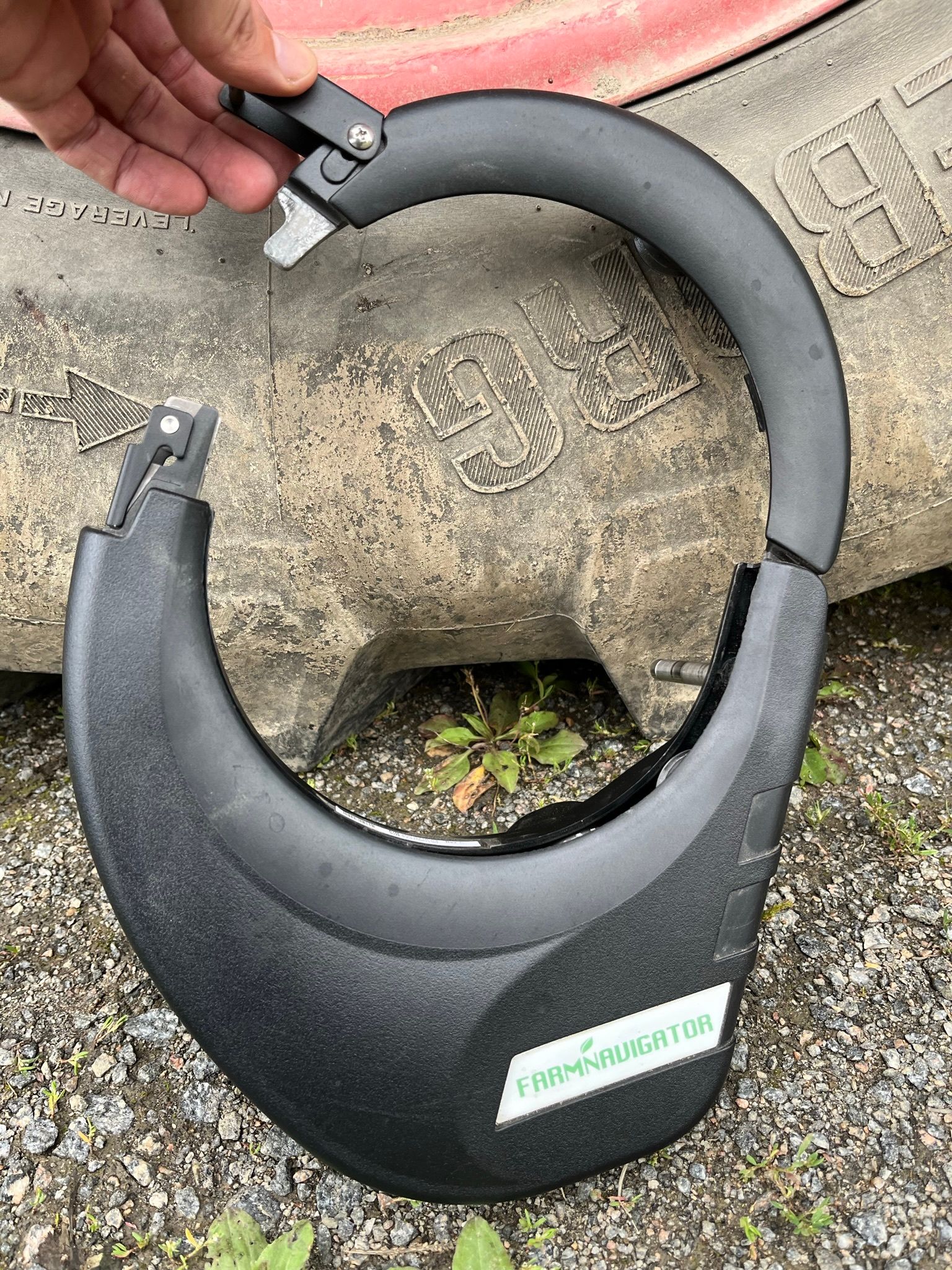 Farmnavigator traktorin automaattiohjauksen sähkömoottori