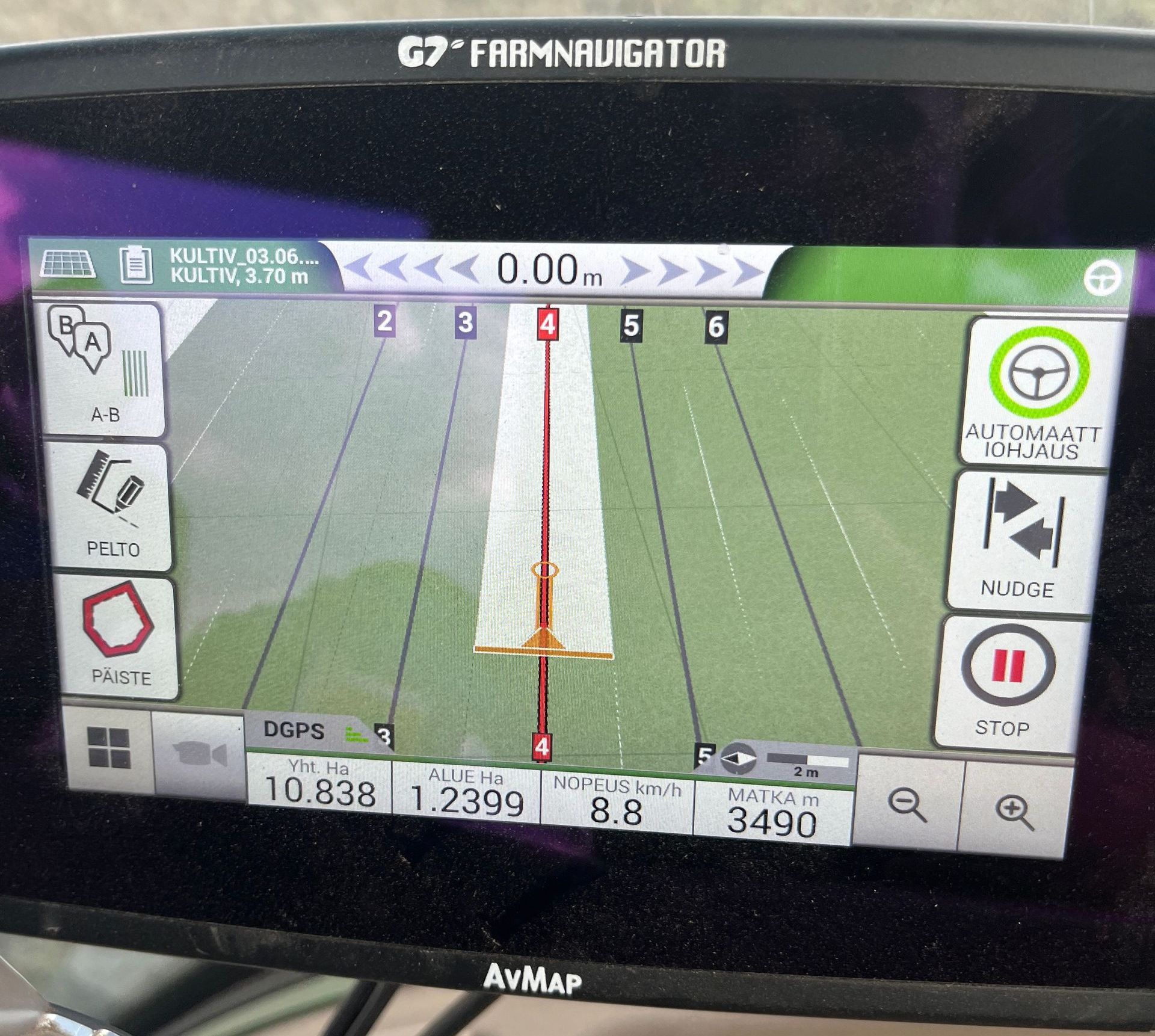 Farmnavigator yleisnäkymä