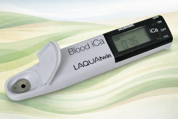 Horiba mittari eläinverelle, voit tunnistaa poikimahalvauksen ja hypokalsemian ajoissa