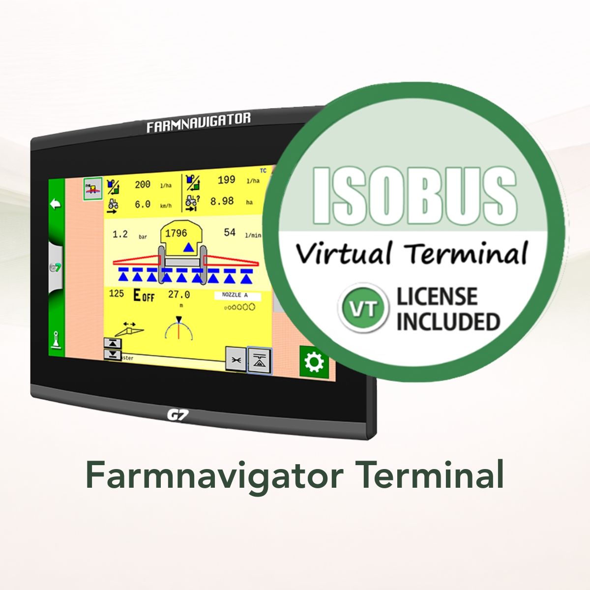 Farmnavigator ISOBUS näyttö kaikkiin työkoneisiin