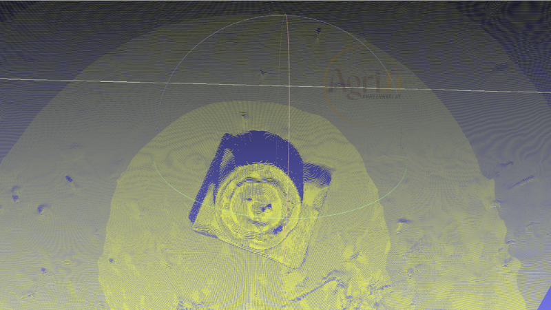 ZED 2 pistepilvi ROS SLAM täsmäviljely