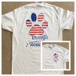 Flag Tee — McHenry, IL — K9s4U Dog Rescue