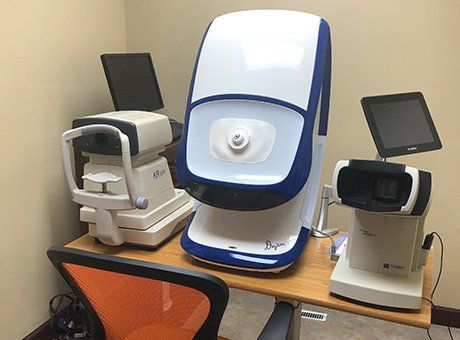 Eye exam equipment — Cape Girardeau, MO — Eye Care For You