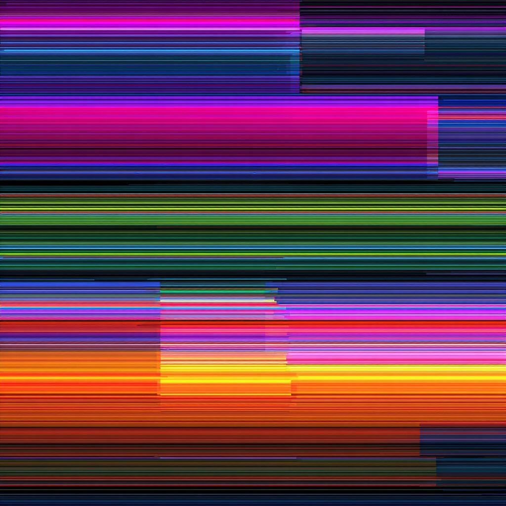 Colorful horizontal lines in various shades.