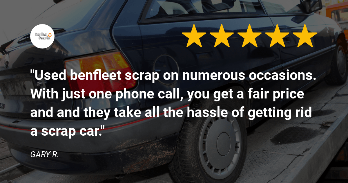 Scrap My Car Benfleet Scrap Vehicle Benfleet Scrap