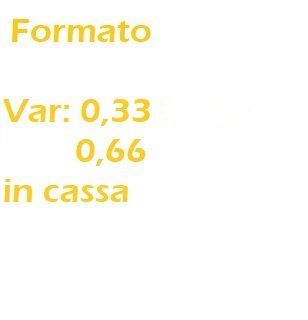 Formati - Var: Kronen 0,33 cassa - 0,50 - 0,66 cassa