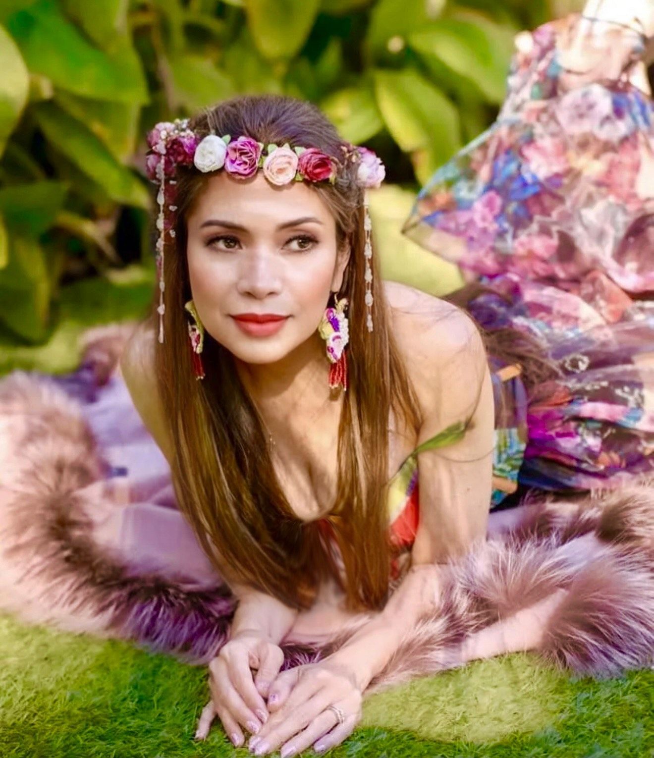 Stunning Red Beautiful Butterfly Mariposa Earrings