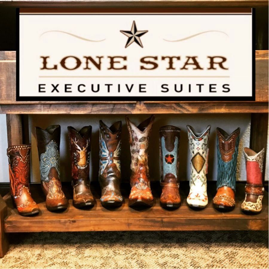 Unique Boots Display — Grapevine, TX — Lone Star Executive Suites