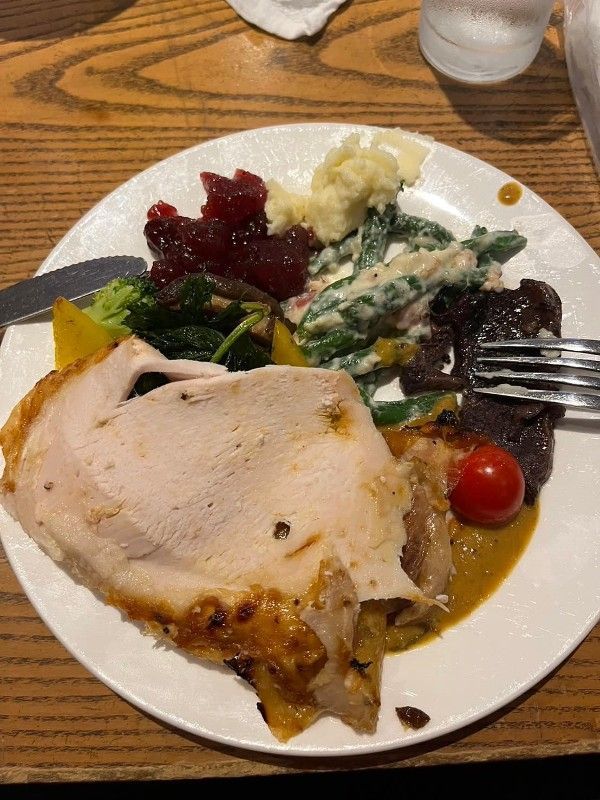 Thanksgiving Dinner Plate