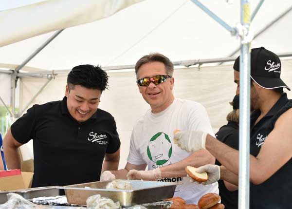 Shooters staff at the Chubu Walkathon