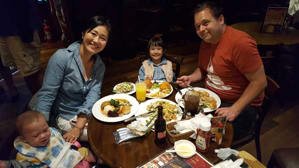 Family at Shooters