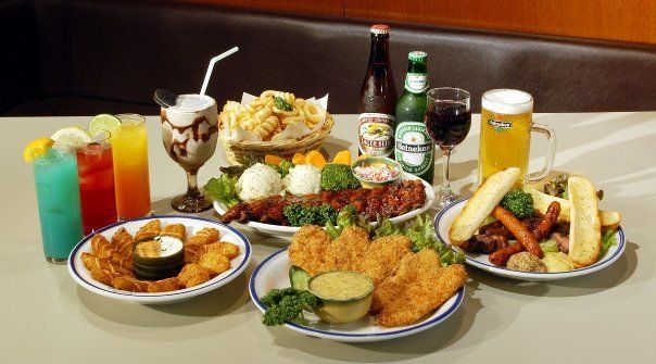 Party Menu food examples from Shooters Sports Bar & Grill