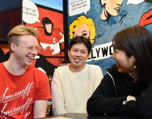 Power English Teacher with Students