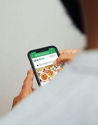 Order Shooters on UberEats Mobile
