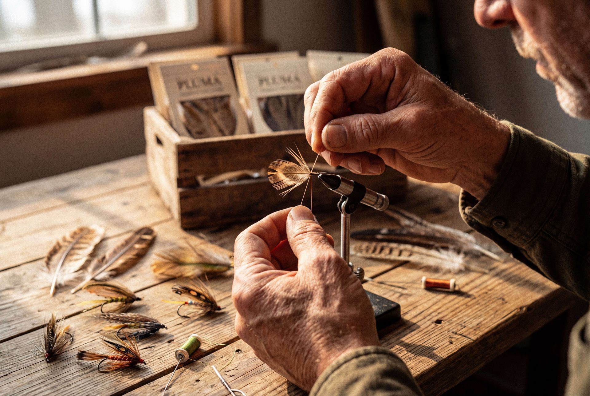Premium fly tying feathers from PLUMA
