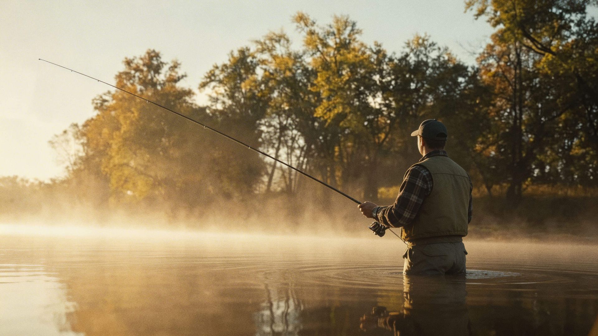 Fly fishing scene from the PLUMA brand website