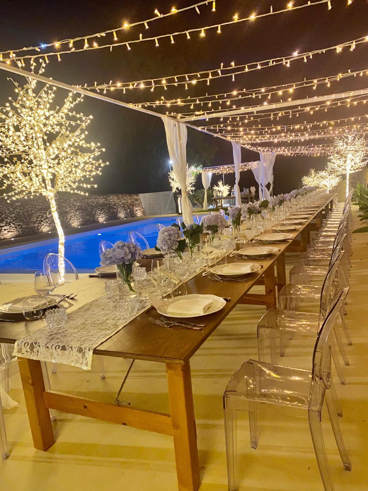 allestimento evento serale