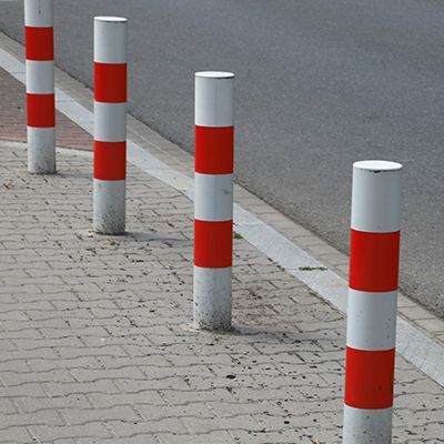 Commercial Bollards — Edison, NJ — Precision Fence NJ