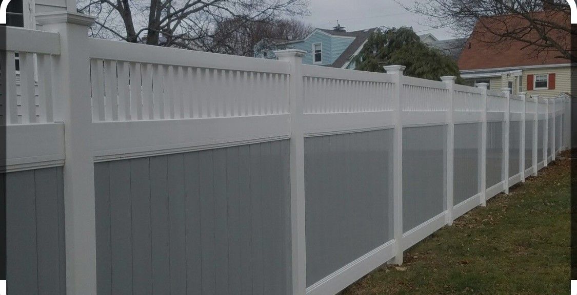 White Vinyl Picket Fence — Edison, NJ — Precision Fence NJ