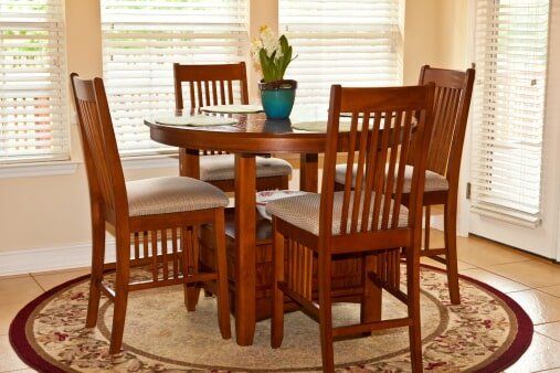 Wooden table and chair—furniture repair in Bergen County,, NY
