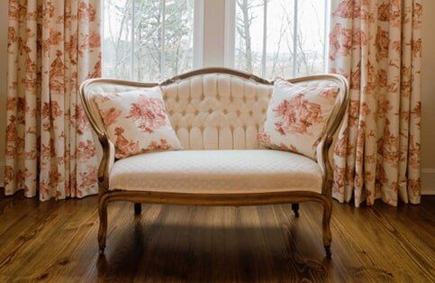 Classic looking love seat—Furniture Repairs in Bergen County,, NY