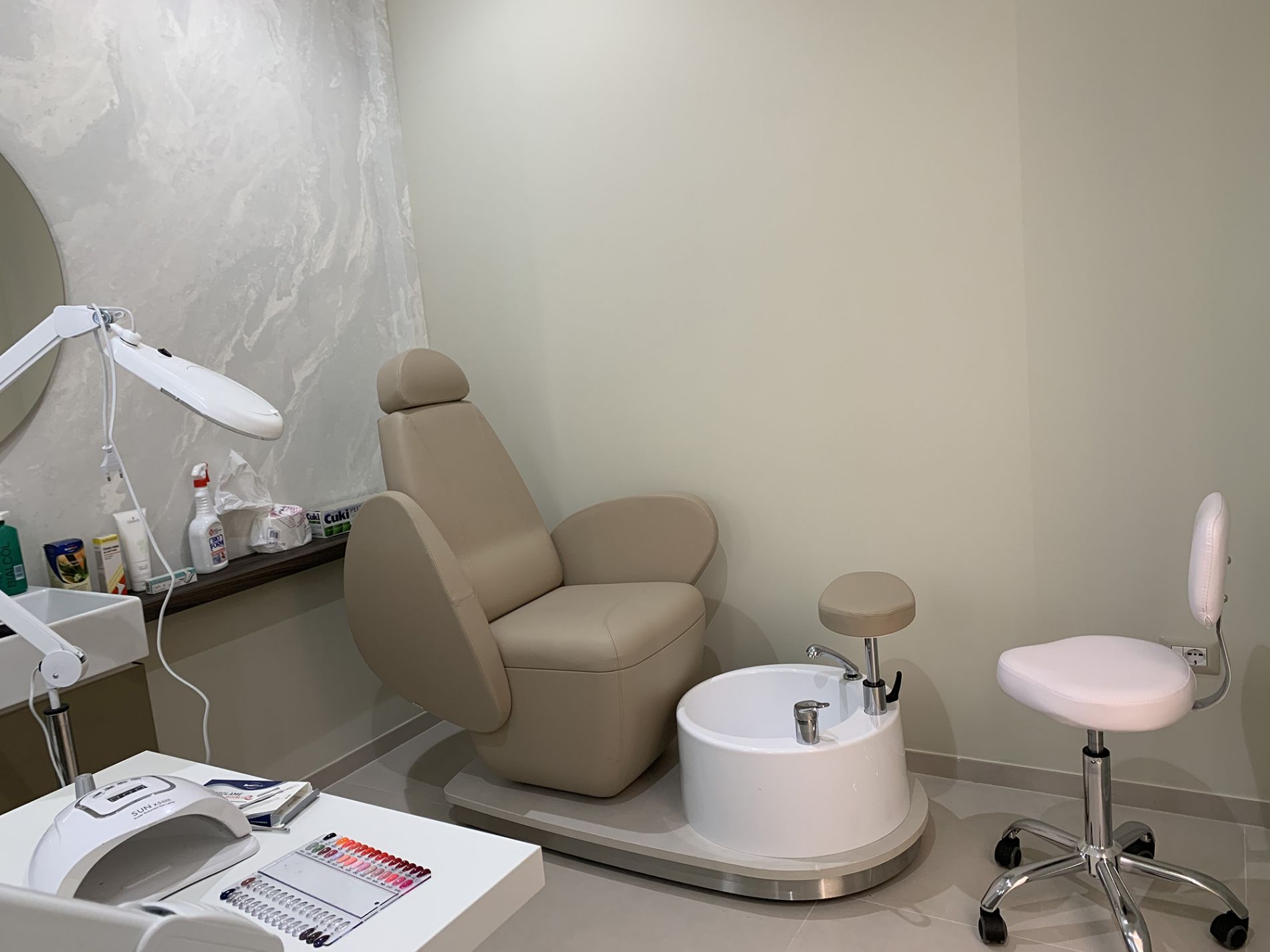 postazione per pedicure