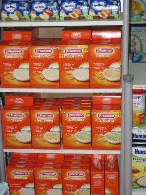 Vendita alimenti marca Plasmon
