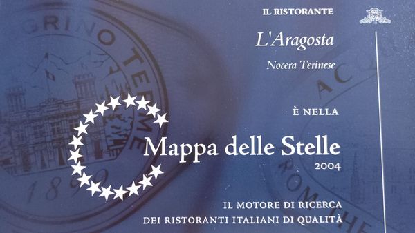 mappa delle cinque stelle ristorante l'aragosta