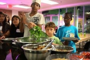 Youth cooking classes at the Refresh Project, New Orleans