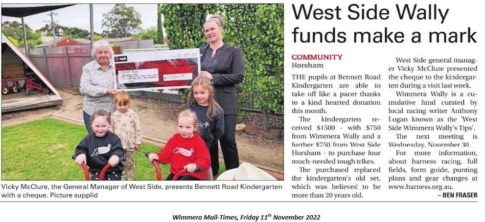 Wimmera Mail-Times – Friday 11th November 2022 News Paper | Horsham, Vic | West Side Horsham